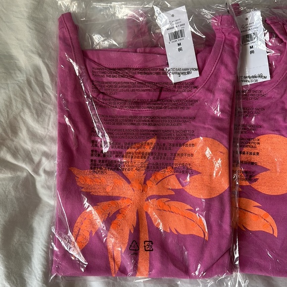 Bulk Qty Girls Palm Tree Tank Top - Picture 2 of 4